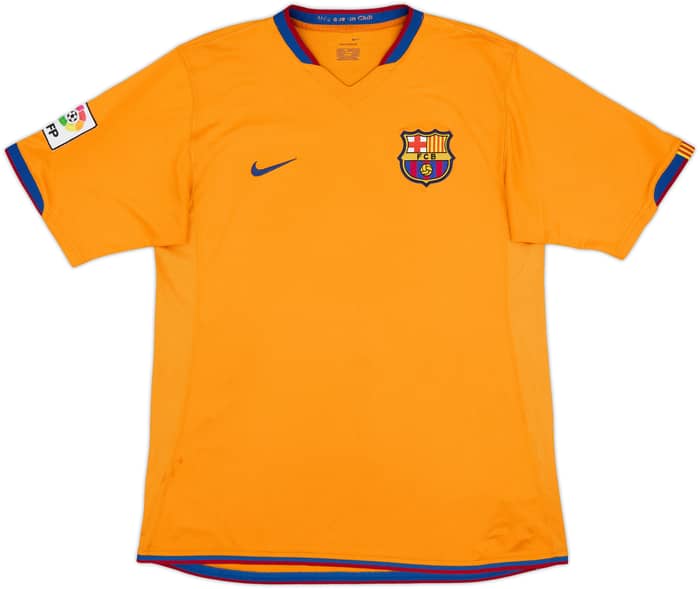2006-08 Barcelona Away Shirt Ronaldinho #10 - 7/10 - (M)