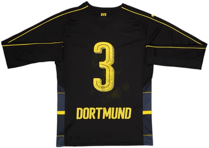 2016-17 Borussia Dortmund Away L/S Shirt #3 - 4/10 - (M)