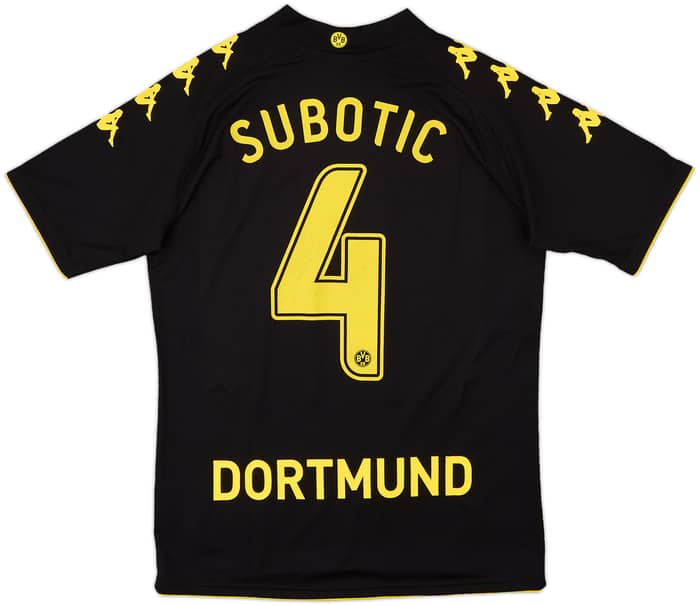 2009-10 Borussia Dortmund Away Shirt Subotic #4 - 7/10 - (S)