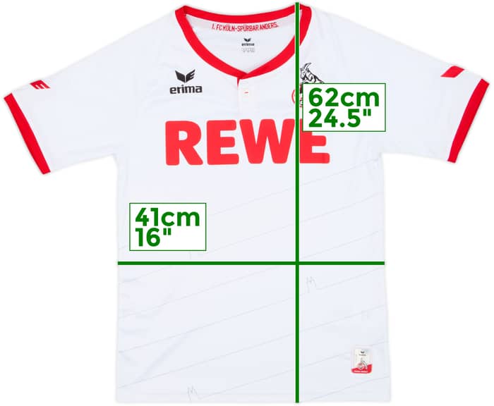 2015-16 FC Koln Home Shirt - 9/10 - (XL.Boys)