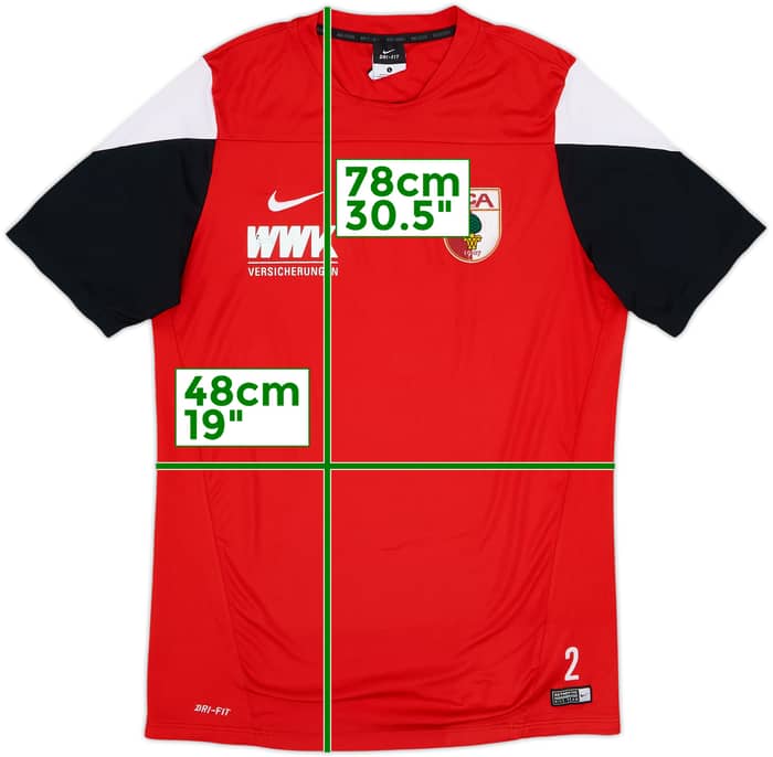 2015-16 Augsburg Nike Player Issue Training Shirt #2 - 5/10 - (L)