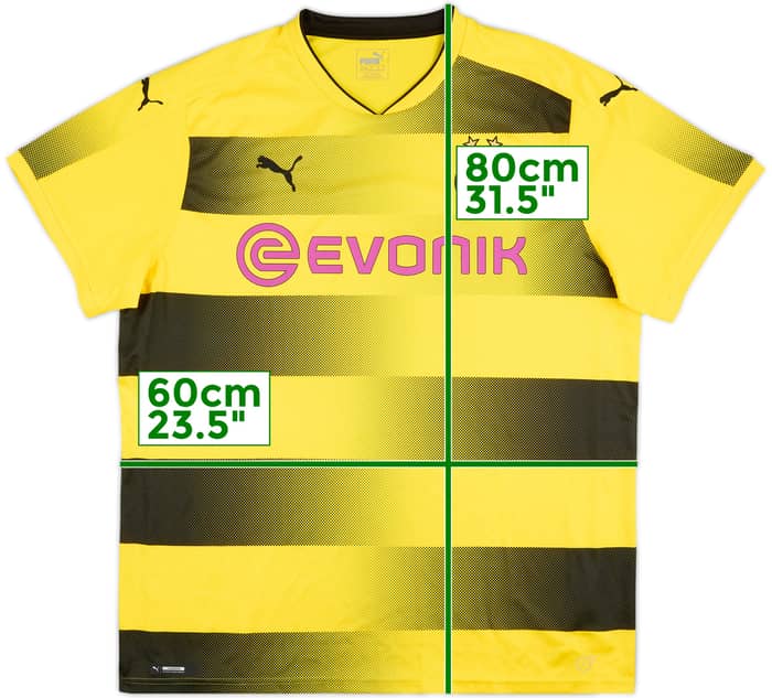 2017-18 Borussia Dortmund Home Shirt - 8/10 - (XXL)