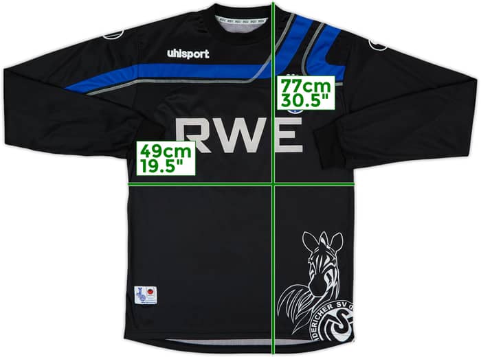 2010-11 Duisburg Away L/S Shirt #6 - 7/10 - (M)
