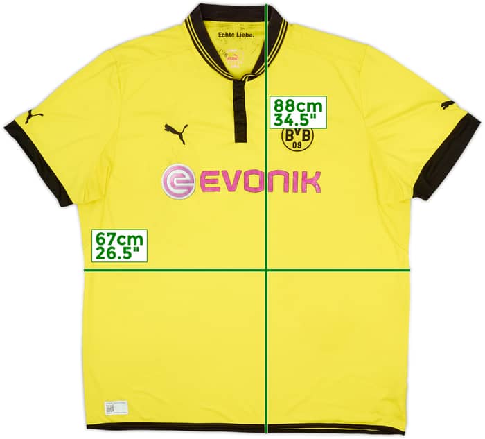 2012-13 Borussia Dortmund Home Shirt - 5/10 - (5XL)