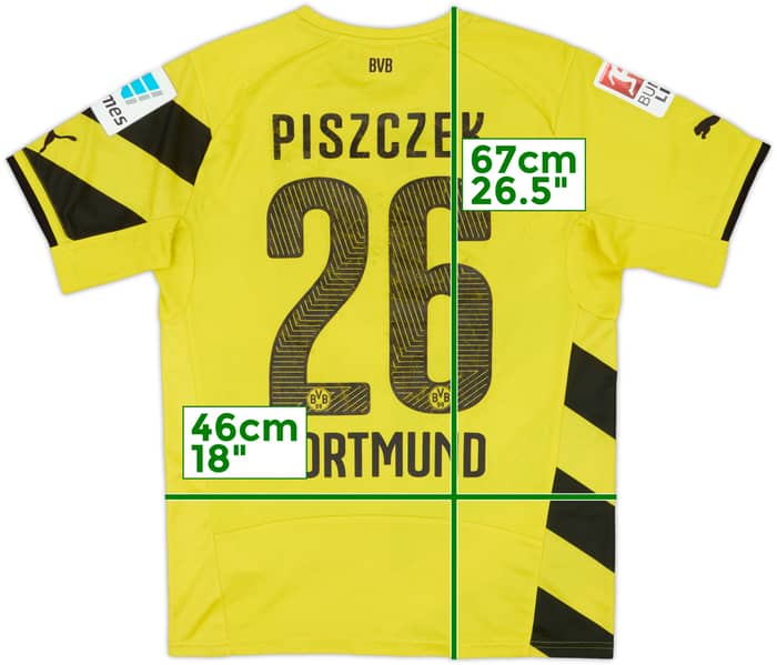 2014-15 Borussia Dortmund Home Shirt Piszceck #26 - 4/10 - (S)