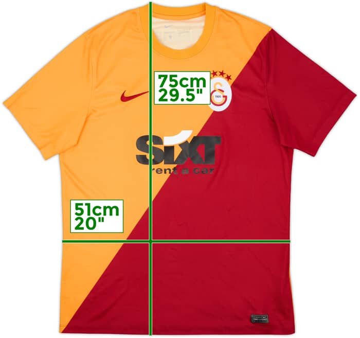 2021-22 Galatasaray Home Shirt - 9/10 - (L)
