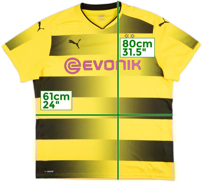 2017-18 Borussia Dortmund Home Shirt - 5/10 - (XXL)