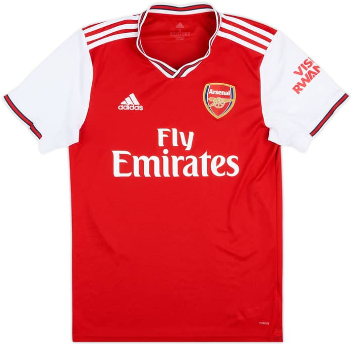 2019-20 Arsenal Home Shirt Saka #77 - 8/10 - (S)