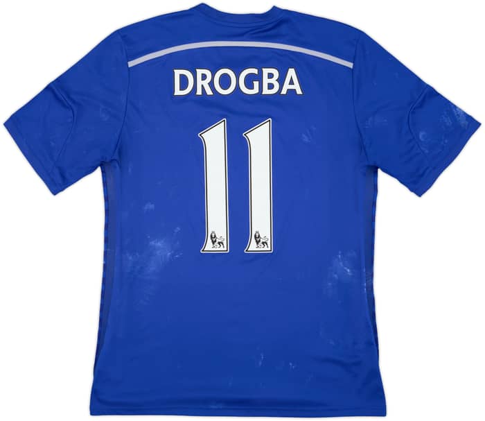 2014-15 Chelsea Home Shirt Drogba #11 - 4/10 - (XL)