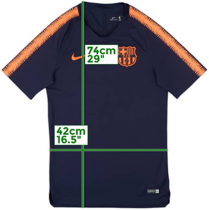 2018-19 Barcelona Nike Training Shirt - 8/10 - (S)