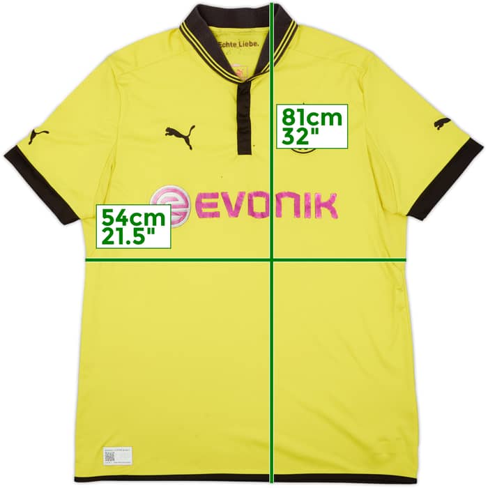 2012-13 Borussia Dortmund Home Shirt - 4/10 - (XXL)