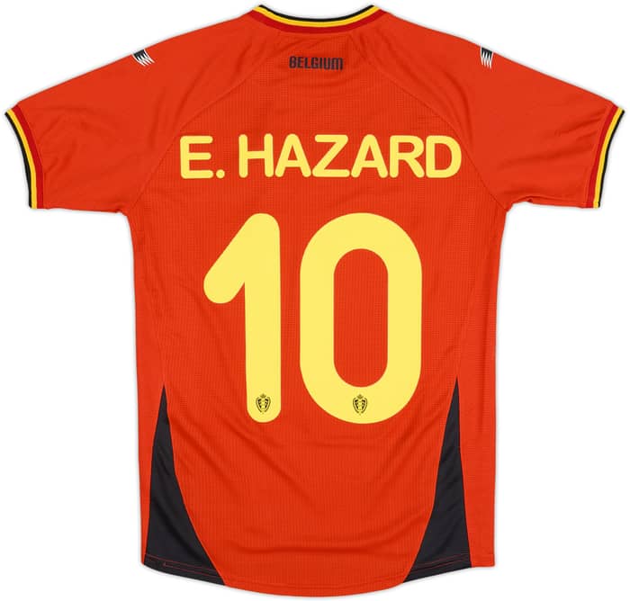 2014-15 Belgium Home Shirt E.Hazard #10 - 7/10 - (XS)