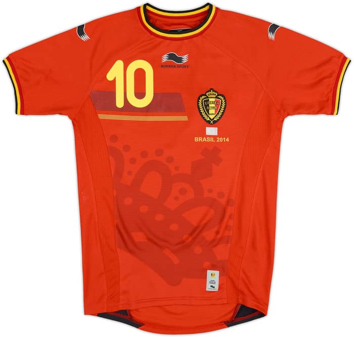2014-15 Belgium Home Shirt E.Hazard #10 - 7/10 - (XS)