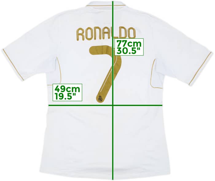 2011-12 Real Madrid Home Shirt Ronaldo #7 - 4/10 - (L)