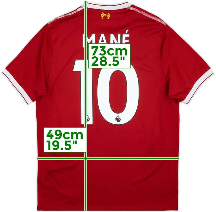 2017-18 Liverpool 125 Years Home Shirt Mane #10 - 5/10 - (M)