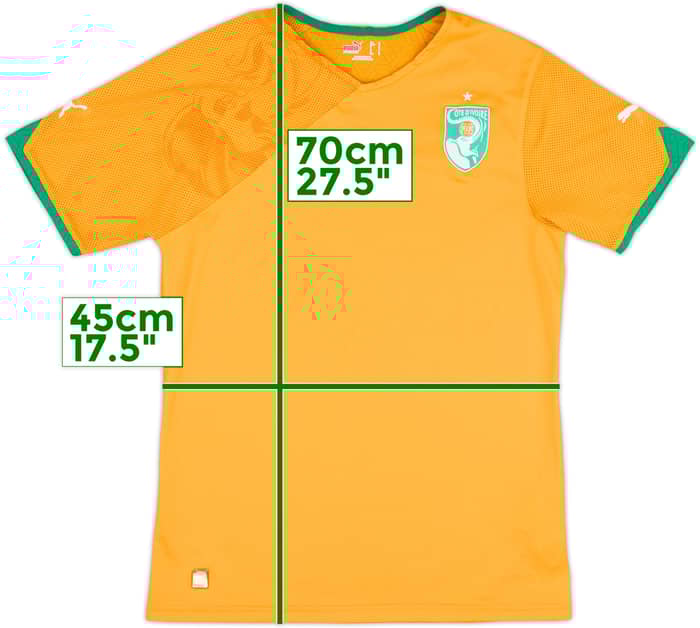 2010-11 Ivory Coast Home Shirt - 8/10 - (M)