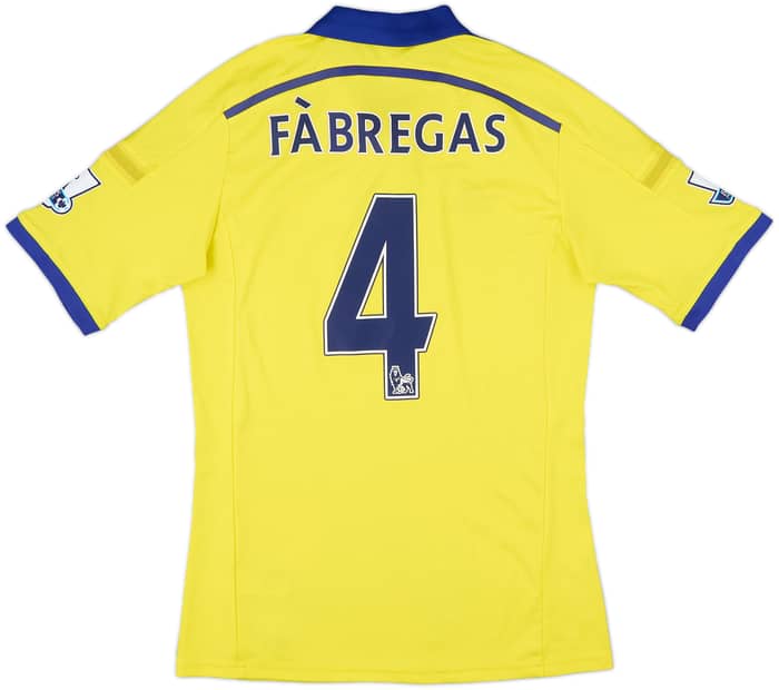 2014-15 Chelsea Away Shirt Fabregas #4 - 9/10 - (S)