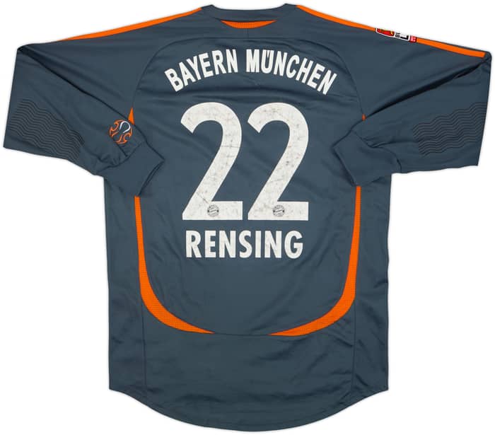 2006-07 Bayern Munich GK Shirt Rensing #22 - 6/10 - (M)