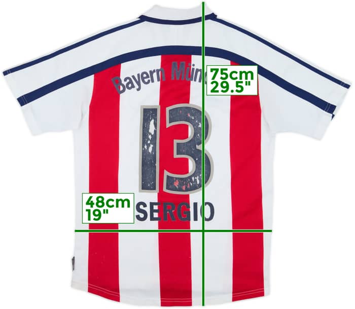 2000-01 Bayern Munich Away Shirt Sergio #13 - 5/10 - (S)