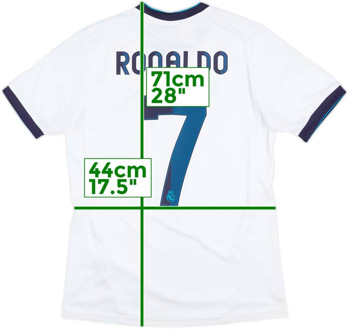 2012-13 Real Madrid Home Shirt Ronaldo #7 - 8/10 - (XL.Boys)