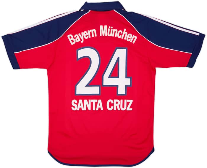 1999-01 Bayern Munich Home Shirt Santa Cruz #24 - 8/10 - (S)