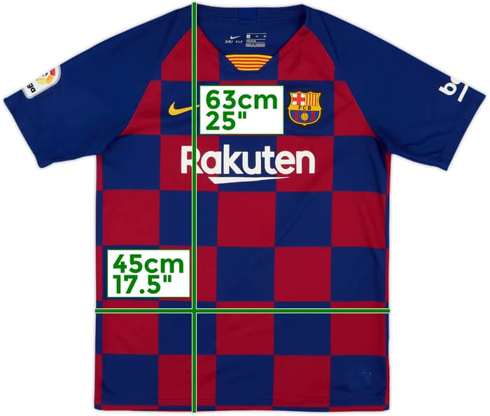 2019-20 Barcelona Home Shirt - 6/10 - (XL.Boys)