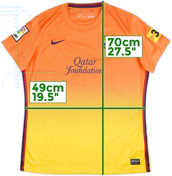 2012-13 Barcelona Away Shirt - 6/10 - (Women's L)
