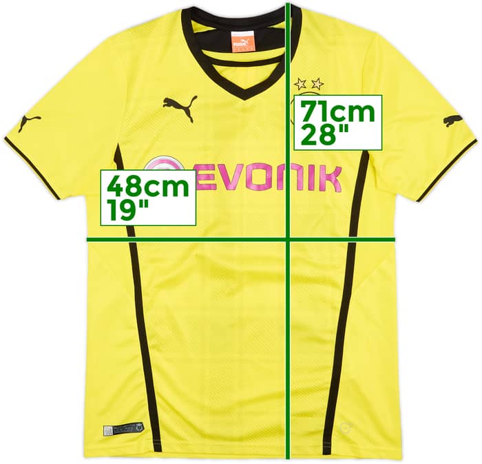 2013-14 Borussia Dortmund Home Shirt - 8/10 - (M)