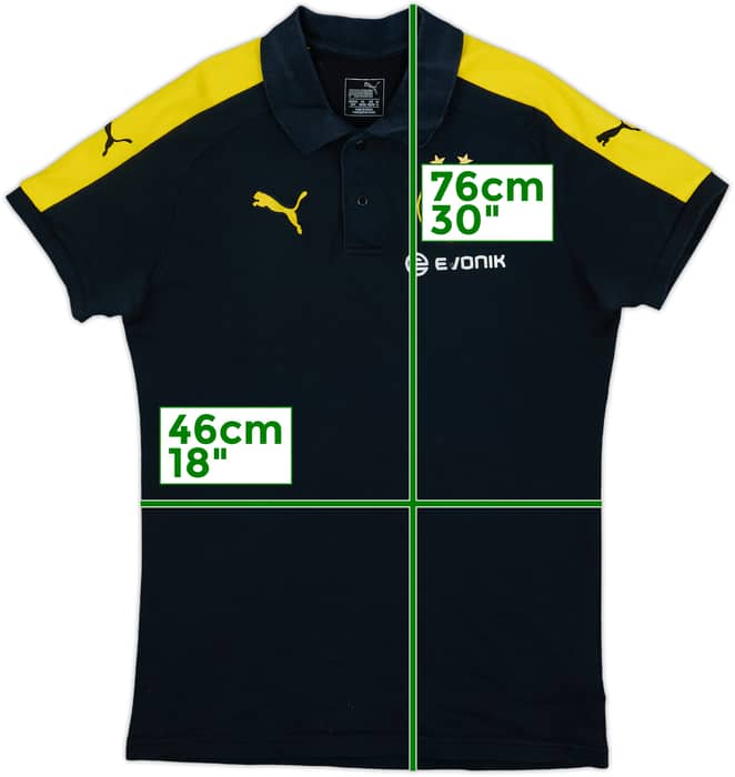 2016-17 Borussia Dortmund Puma Polo Shirt - 6/10 - (Women's M)