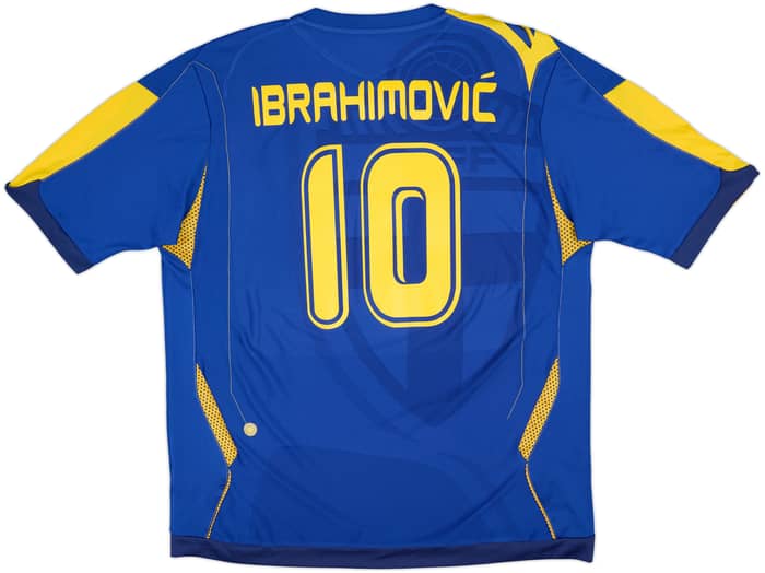 2006-08 Sweden Away Shirt Ibrahimovic #10 - 10/10 - (XL)
