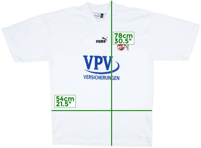 2000-01 FC Koln Home Shirt - 8/10 - (XL)