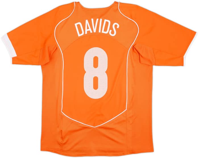 2004-06 Netherlands Home Shirt Davids #8 - 6/10 - (L)