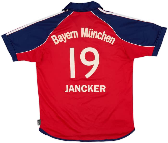 1999-01 Bayern Munich Home Shirt Jancker #19 - 7/10 - (XL.Boys)