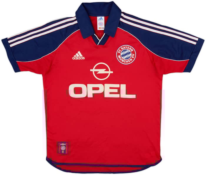 1999-01 Bayern Munich Home Shirt Jancker #19 - 7/10 - (XL.Boys)