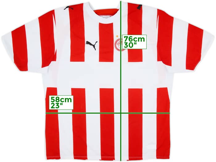 2006-07 Olympiakos Home Shirt - 8/10 - (XXL)