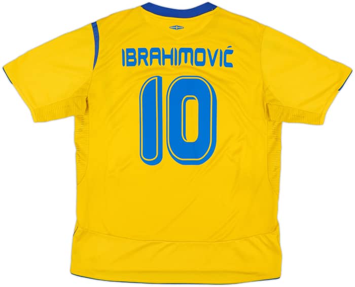2005-06 Sweden Home Shirt Ibrahimovic #10 - 8/10 - (XL)