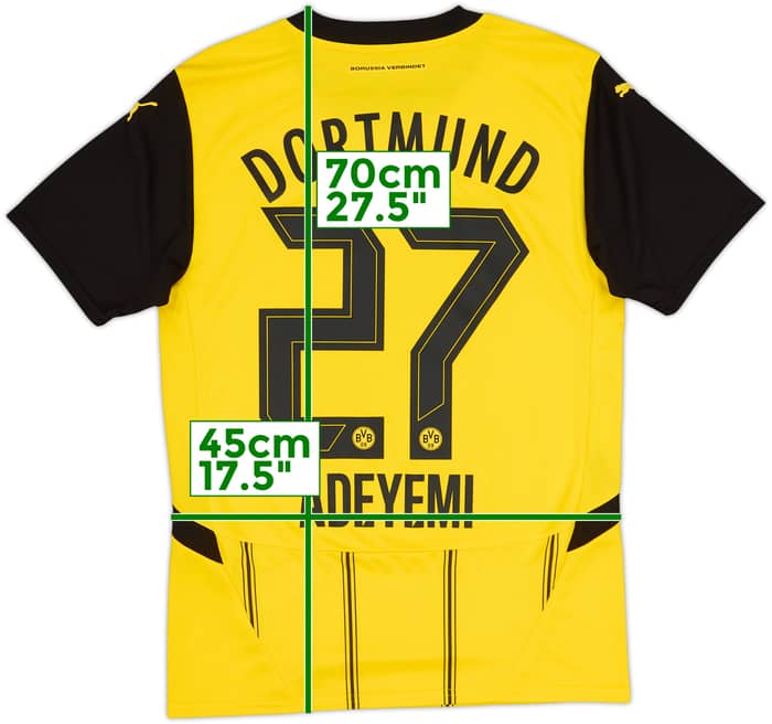 Camiseta de local del Borussia Dortmund 2024-25 Adeyemi #27 - 10/10 - (S)