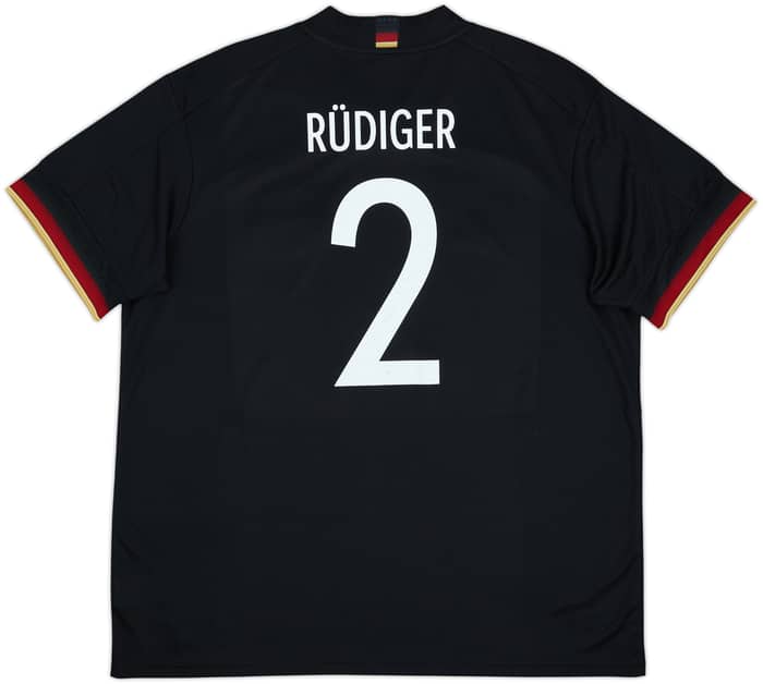 2020-21 Germany Away Shirt Rudiger #2 - 10/10 - (XXL)