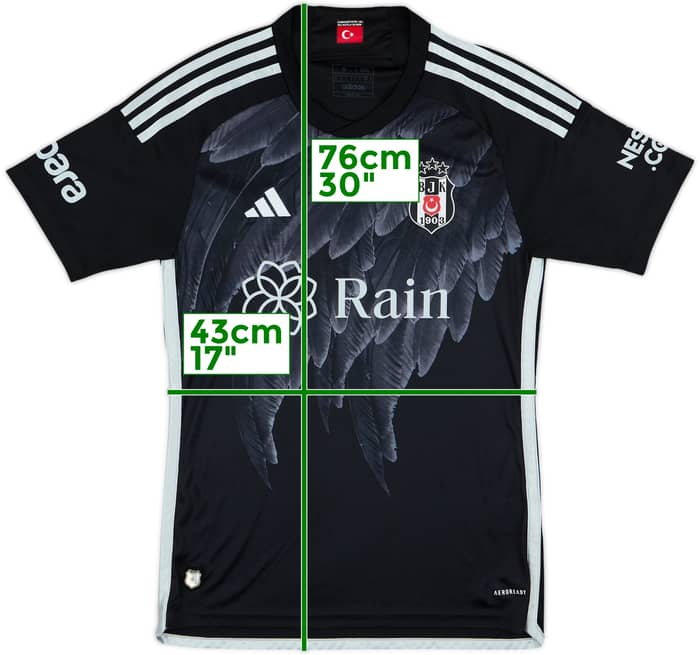 2023-24 Besiktas Away Shirt - 8/10 - (S)