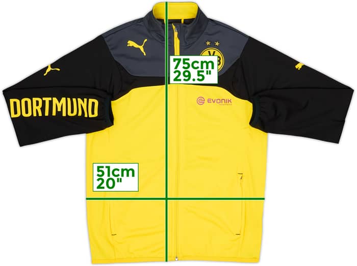 2013-14 Borussia Dortmund Puma Track Jacket - 8/10 - (L.Boys)