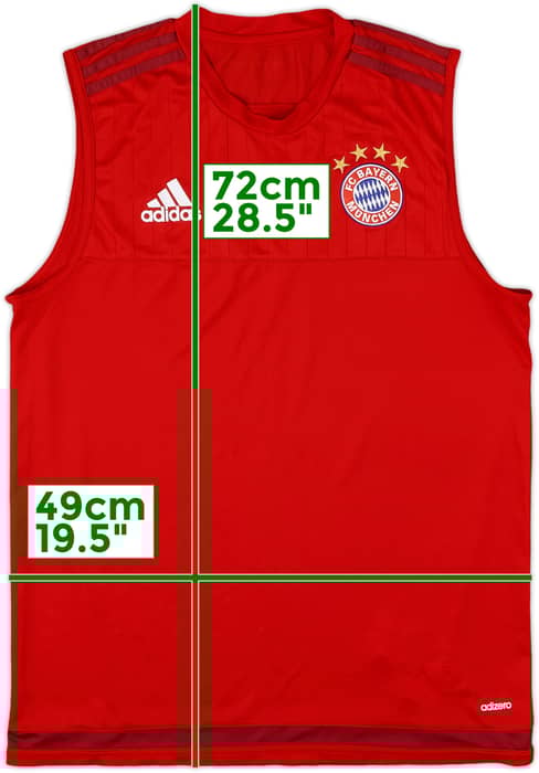 2015-16 Bayern Munich adidas Training Vest - 6/10 - (M)