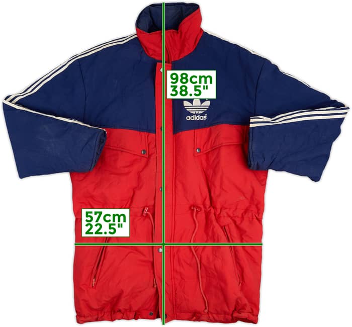 1990-92 adidas Bench Coat (Arsenal) - 5/10 - (L)