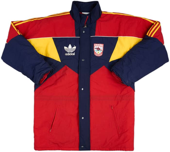1990-92 Arsenal adidas Bench Coat - 8/10 - (L/XL)