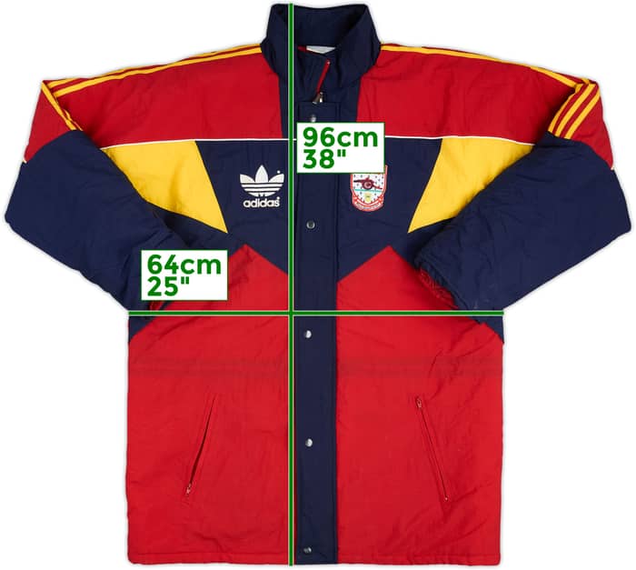 1990-92 Arsenal adidas Bench Coat - 8/10 - (L/XL)