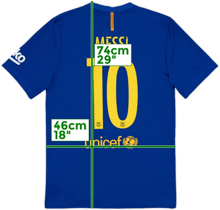 2016-17 Barcelona Basic Home Shirt Messi #10 - 10/10 - (S)