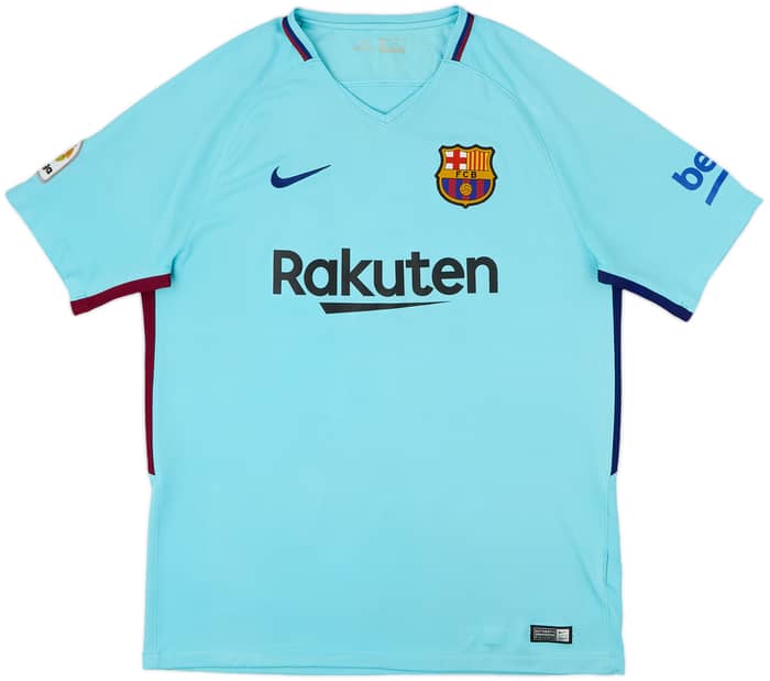 2017-18 Barcelona Away Shirt Messi #10 - 8/10 - (L)
