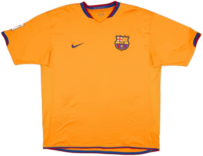 2006-08 Barcelona Away Shirt Ronaldinho #10 - 10/10 - (XL)