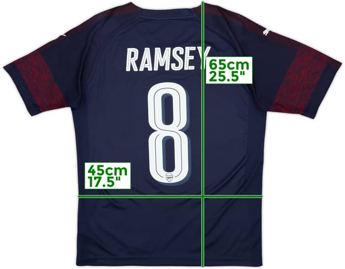 2018-19 Arsenal Away Shirt Ramsey #8 - 9/10 - (S)