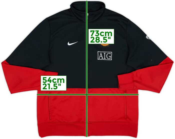 2009-10 Manchester United Nike Track Jacket - 4/10 - (L)