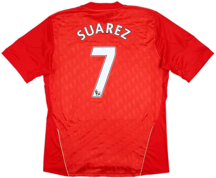 2010-12 Liverpool Home Shirt Suarez #7 - 6/10 - (L)